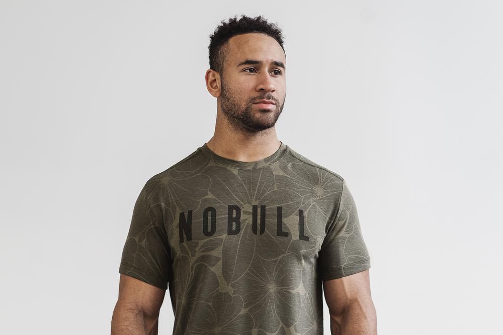 T-Shirts NOBULL Homme Vert - NOBULL,France (4152-FBWZL)